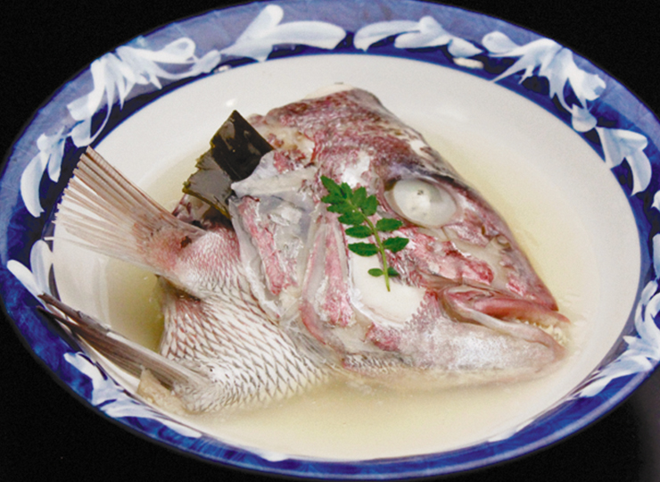 鯛の兜蒸し